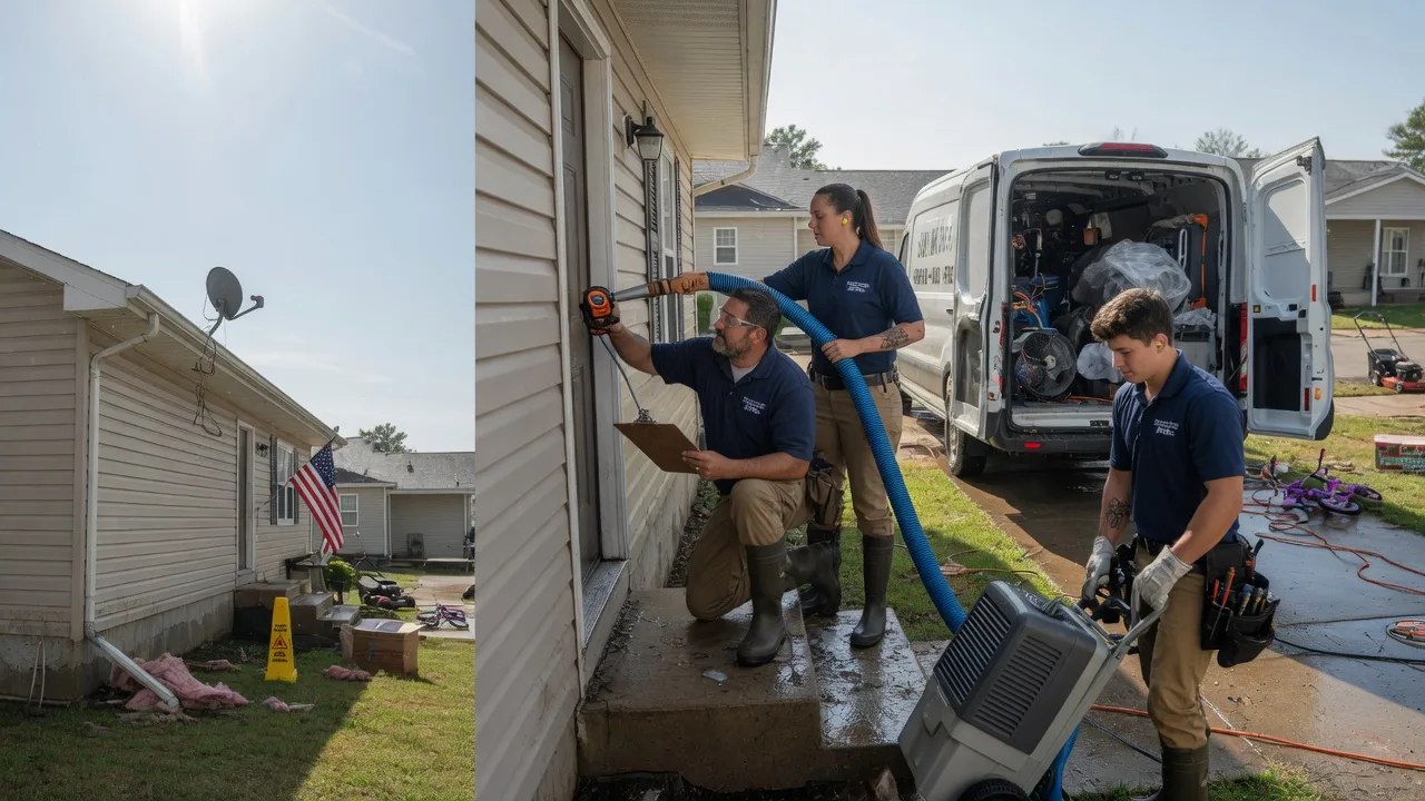 Ceiling Water Damage Restoration in Porter, OK near me